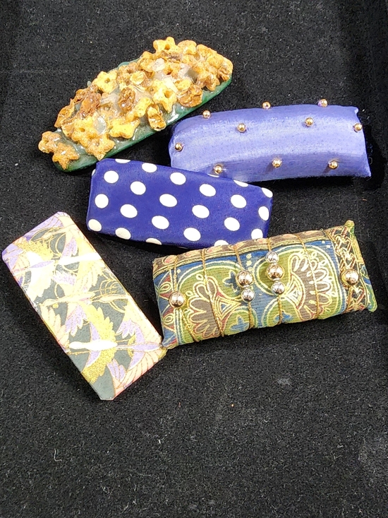 Vintage 80s Statement Hair Barrette Lot of 5 main image 4